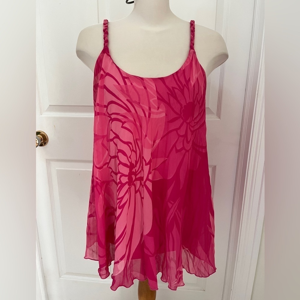 Together pink flowy summer top size 12